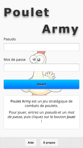 Home Poulet Army