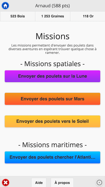 Missions Poulet Army